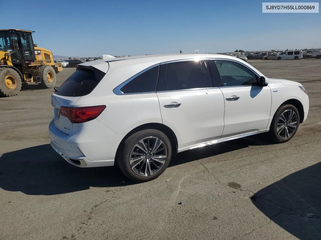 2020 Acura Mdx Sport Hybrid Technology VIN: 5J8YD7H55LL000869 Lot: 70231684