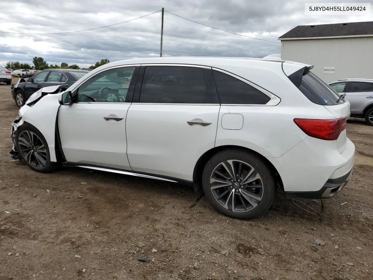 2020 Acura Mdx Technology VIN: 5J8YD4H55LL049424 Lot: 70423774