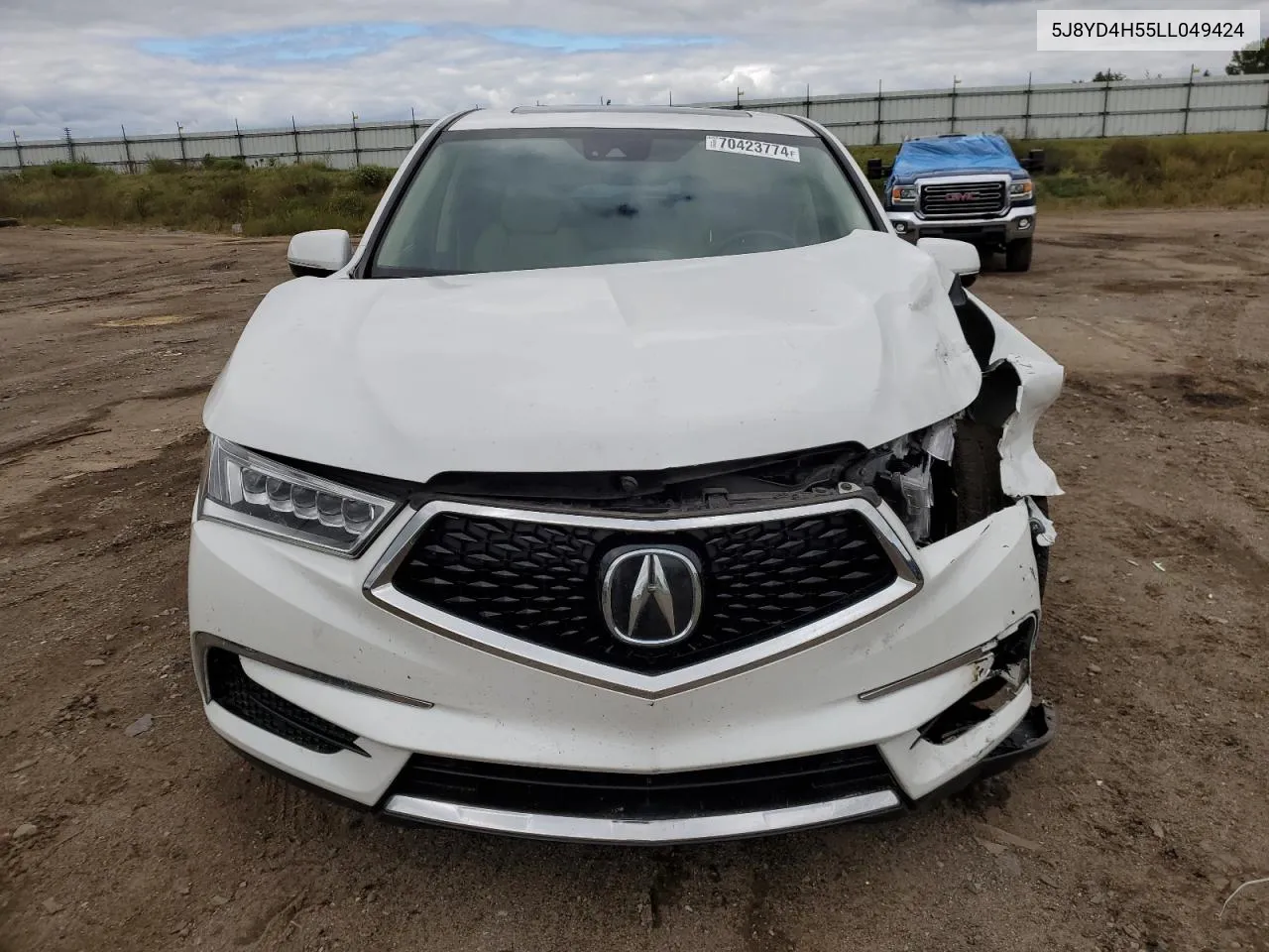 2020 Acura Mdx Technology VIN: 5J8YD4H55LL049424 Lot: 70423774