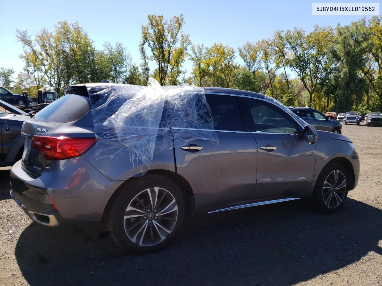 2020 Acura Mdx Technology VIN: 5J8YD4H5XLL019562 Lot: 70498124