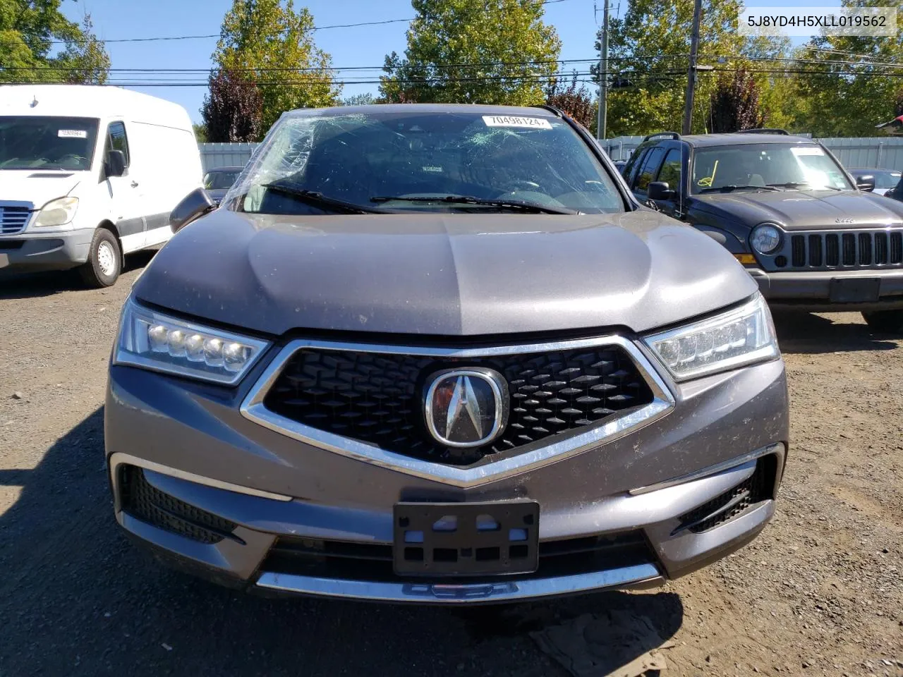 2020 Acura Mdx Technology VIN: 5J8YD4H5XLL019562 Lot: 70498124