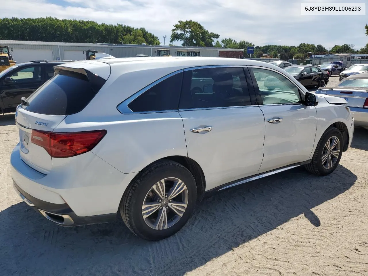 2020 Acura Mdx VIN: 5J8YD3H39LL006293 Lot: 70556914