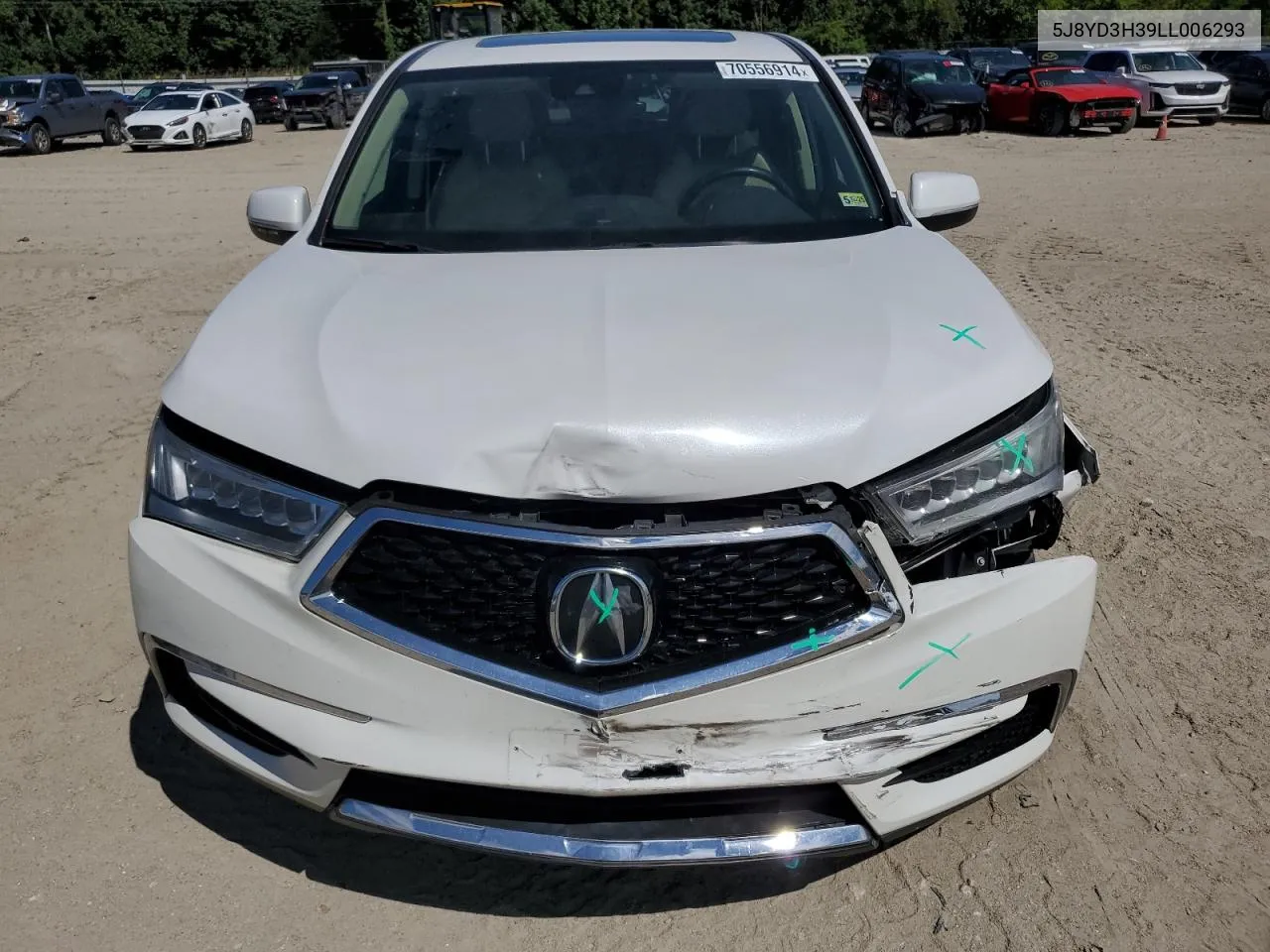 5J8YD3H39LL006293 2020 Acura Mdx