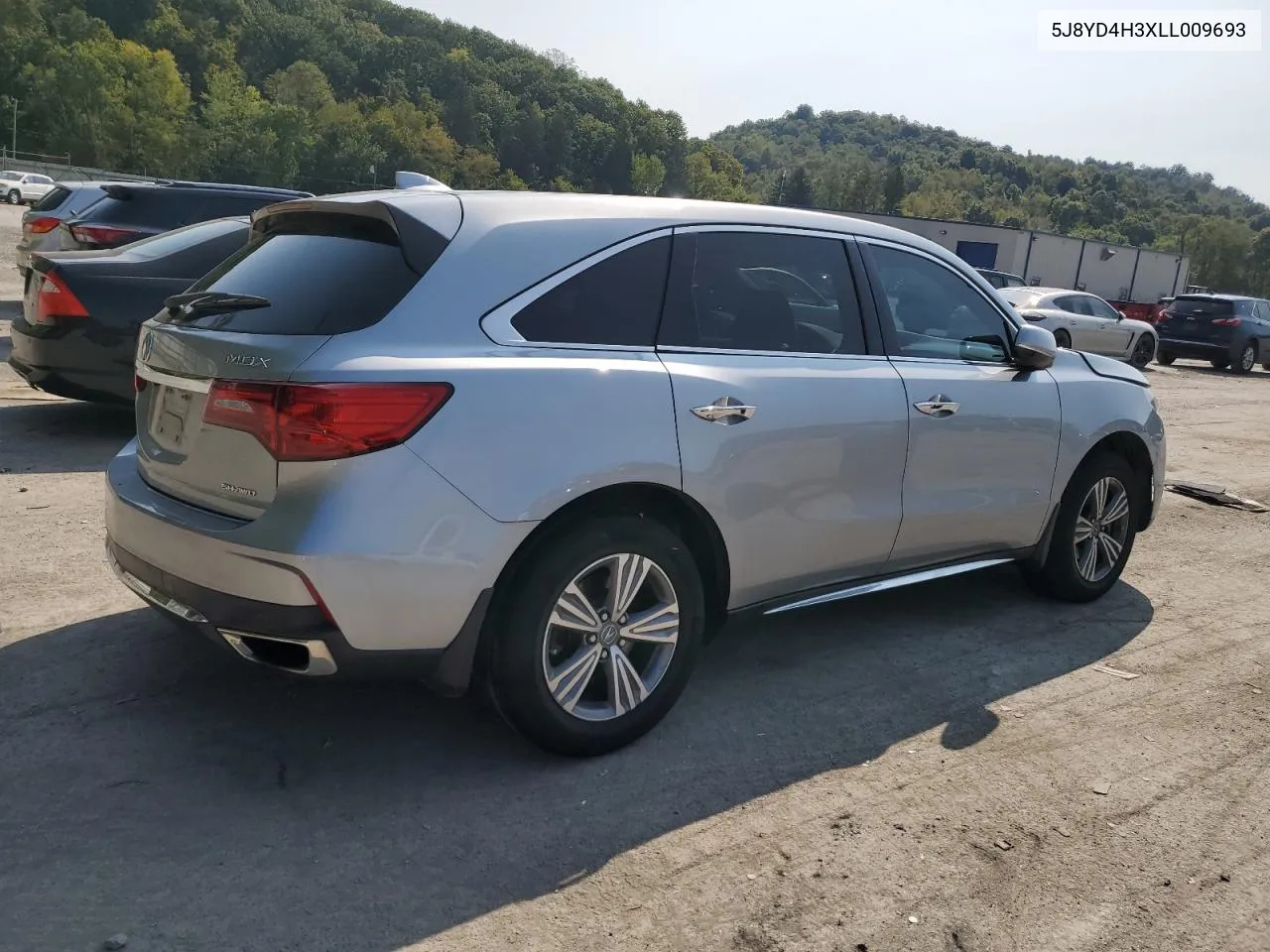 2020 Acura Mdx VIN: 5J8YD4H3XLL009693 Lot: 70755894