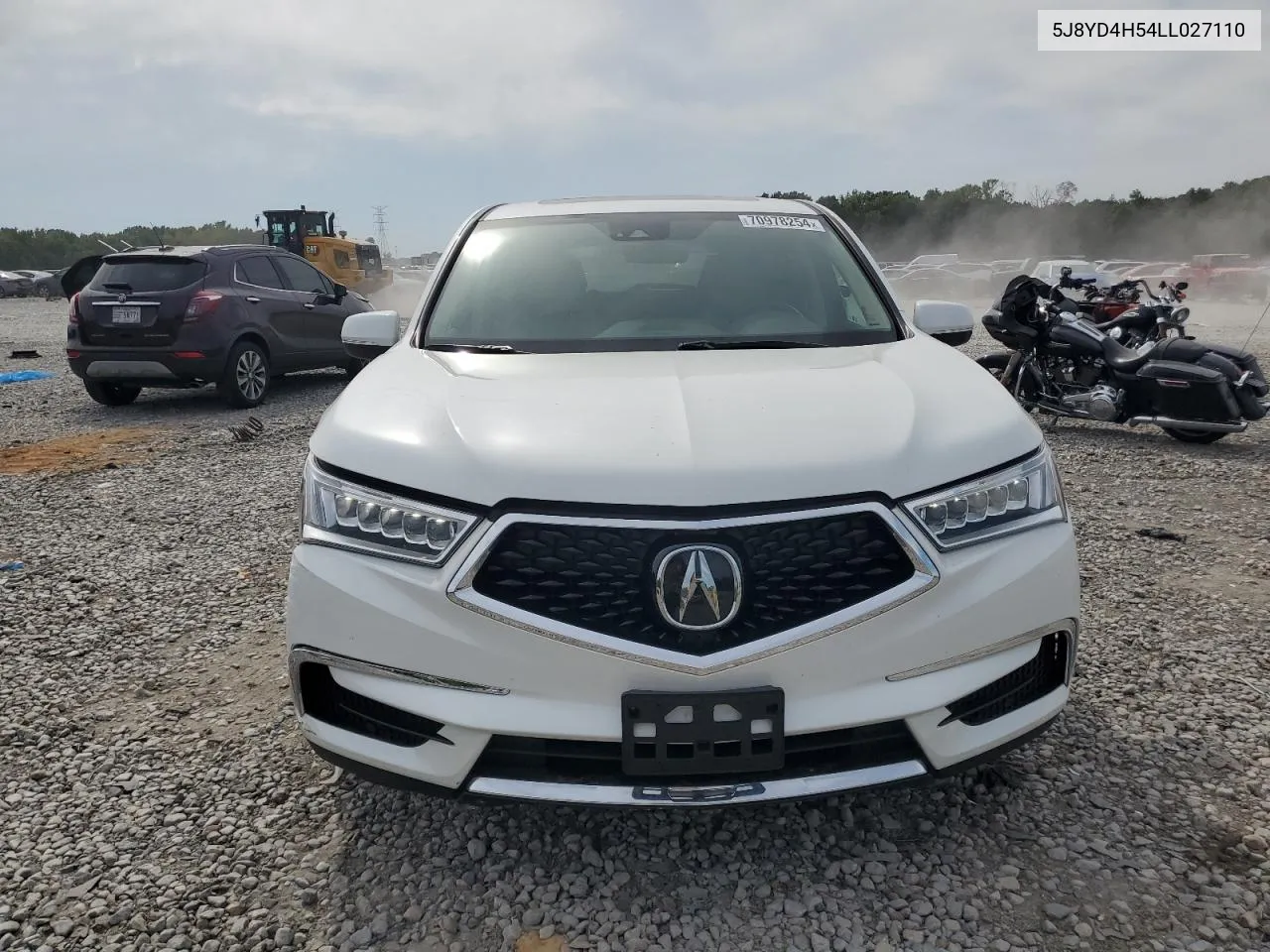 2020 Acura Mdx Technology VIN: 5J8YD4H54LL027110 Lot: 70978254