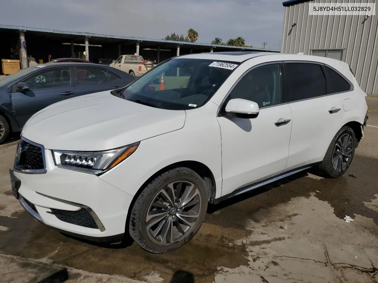 2020 Acura Mdx Technology VIN: 5J8YD4H51LL032829 Lot: 71962554