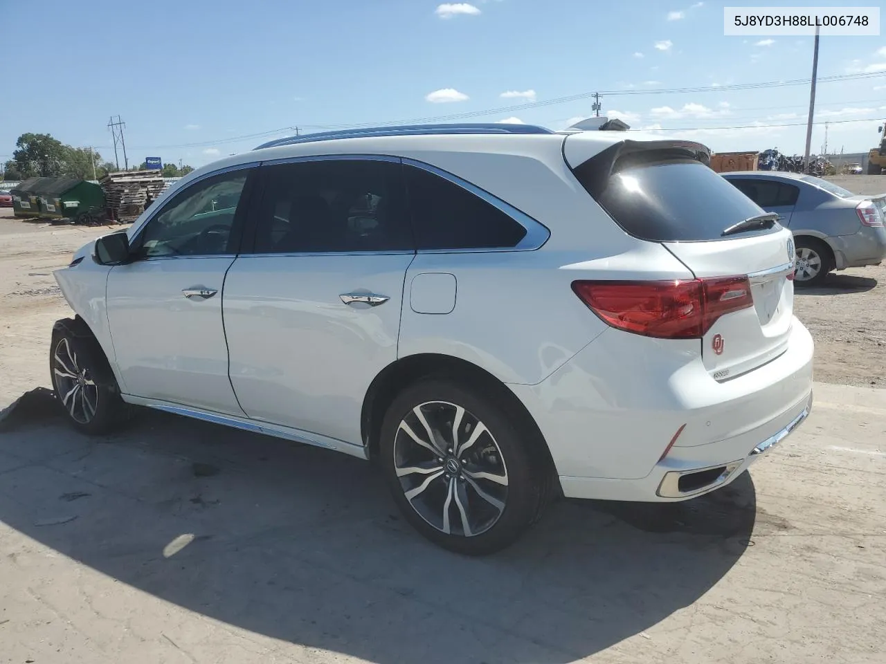 2020 Acura Mdx Advance VIN: 5J8YD3H88LL006748 Lot: 72359984