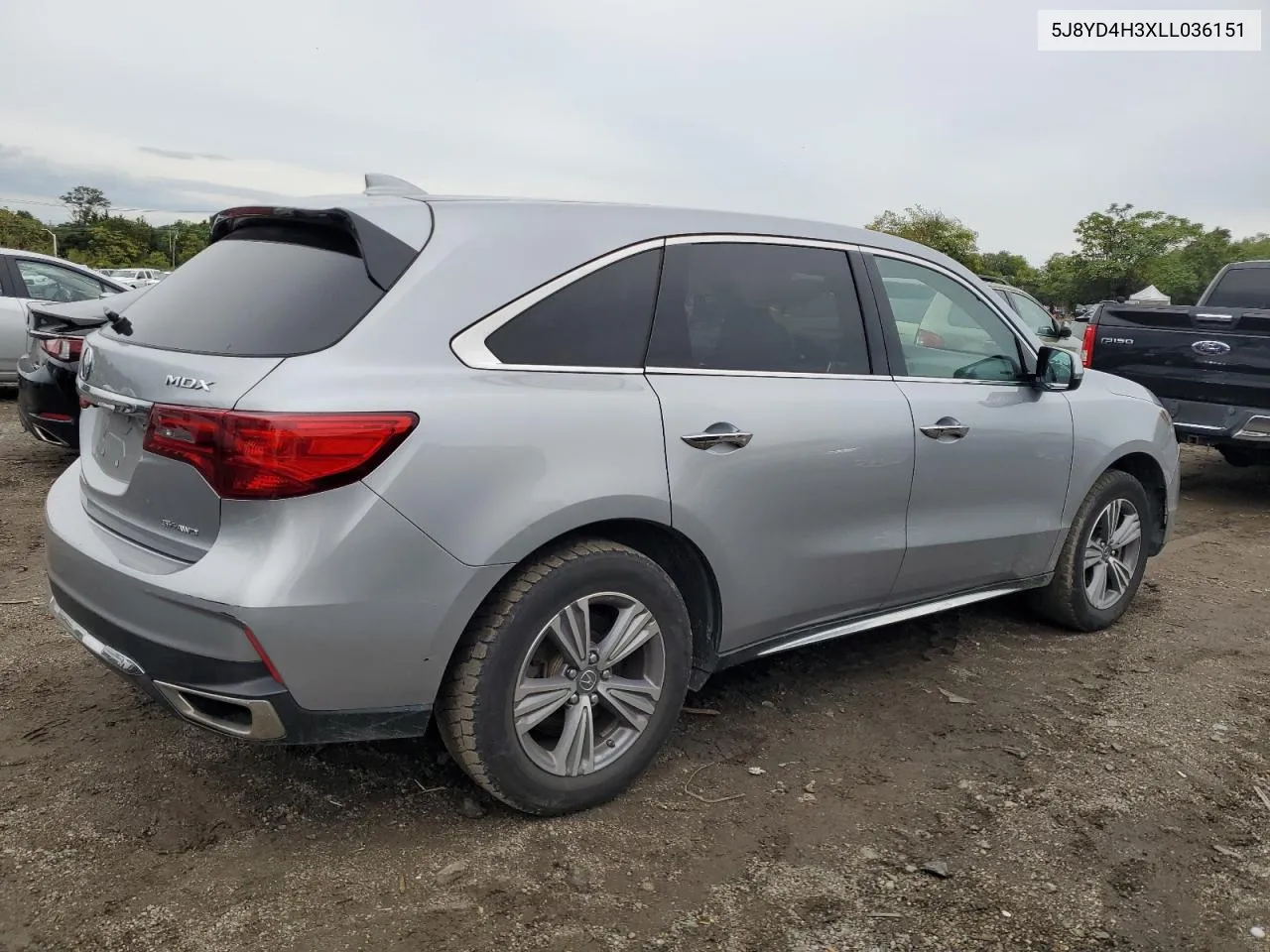 2020 Acura Mdx VIN: 5J8YD4H3XLL036151 Lot: 73222574