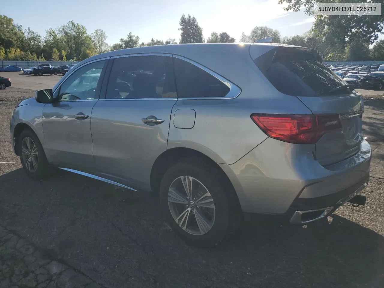 2020 Acura Mdx VIN: 5J8YD4H37LL026712 Lot: 73404334