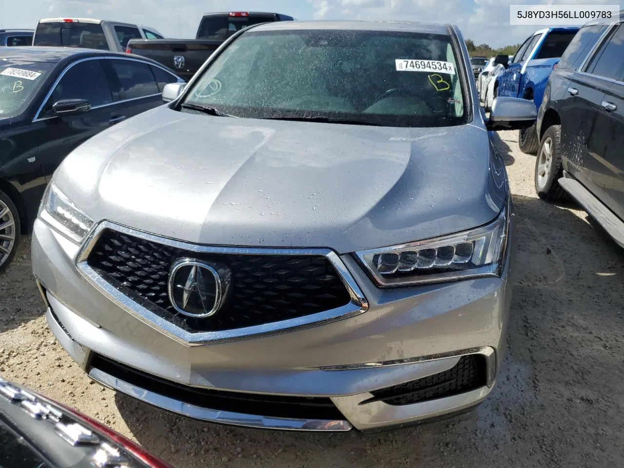 2020 Acura Mdx Technology VIN: 5J8YD3H56LL009783 Lot: 74694534