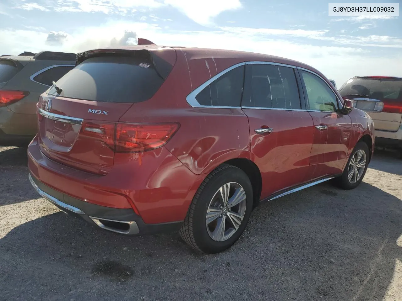 2020 Acura Mdx VIN: 5J8YD3H37LL009032 Lot: 74703274