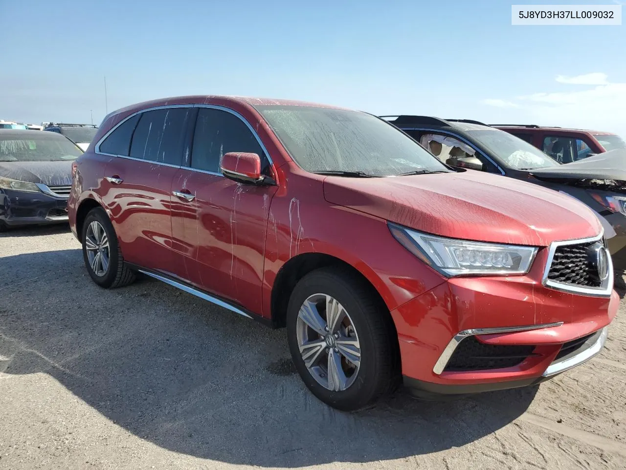 2020 Acura Mdx VIN: 5J8YD3H37LL009032 Lot: 74703274