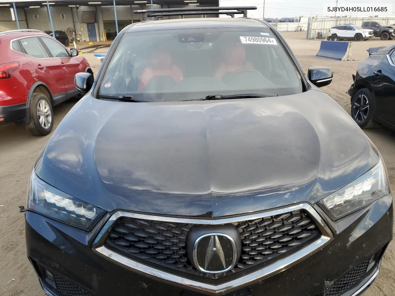 2020 Acura Mdx A-Spec VIN: 5J8YD4H05LL016685 Lot: 74980964