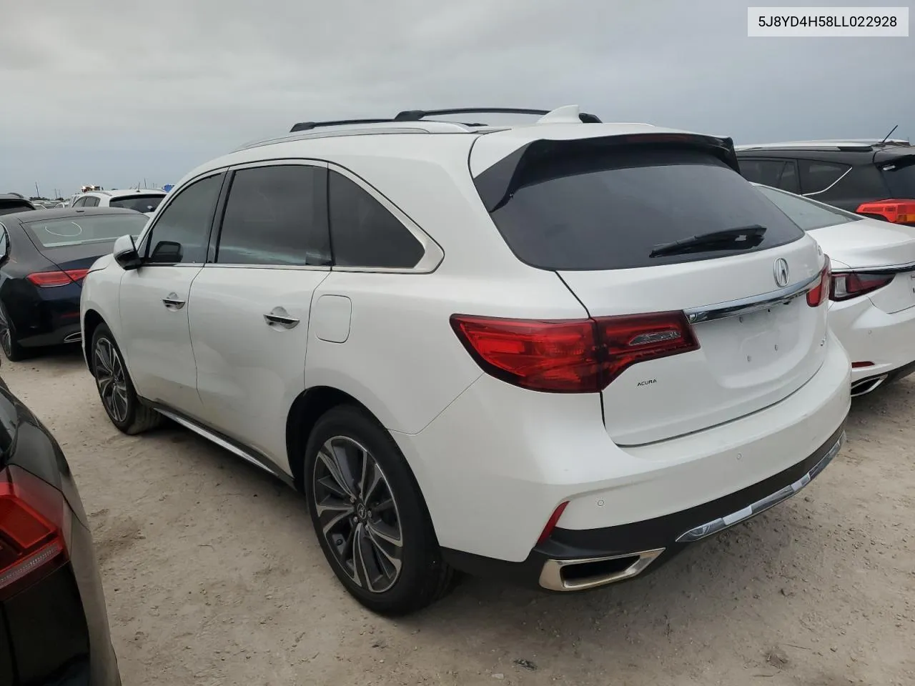 2020 Acura Mdx Technology VIN: 5J8YD4H58LL022928 Lot: 75591594