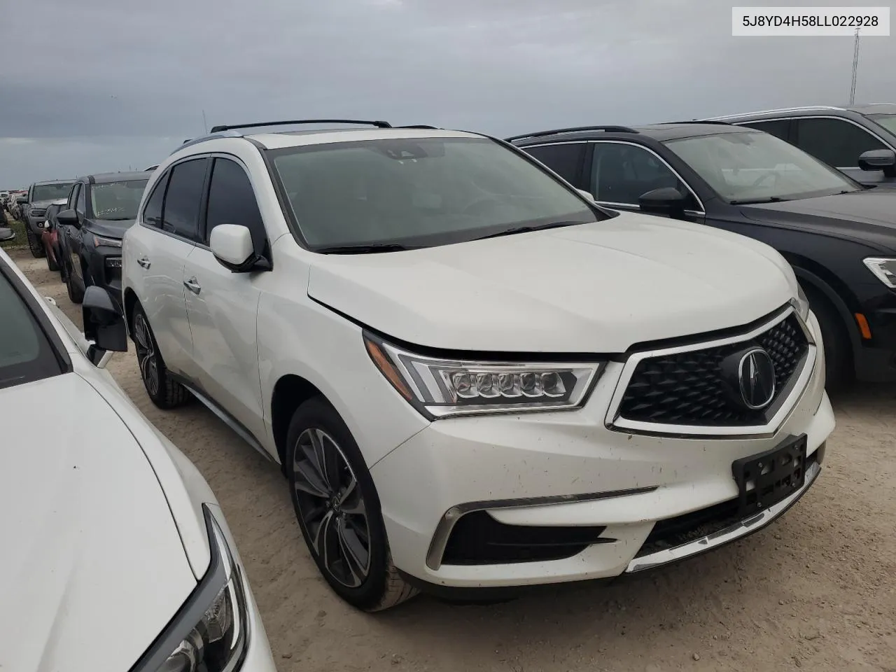 2020 Acura Mdx Technology VIN: 5J8YD4H58LL022928 Lot: 75591594