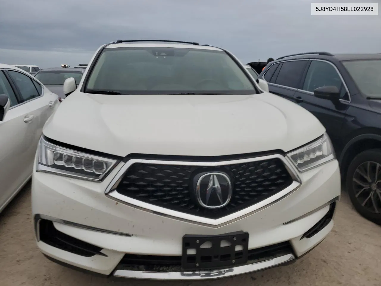 2020 Acura Mdx Technology VIN: 5J8YD4H58LL022928 Lot: 75591594