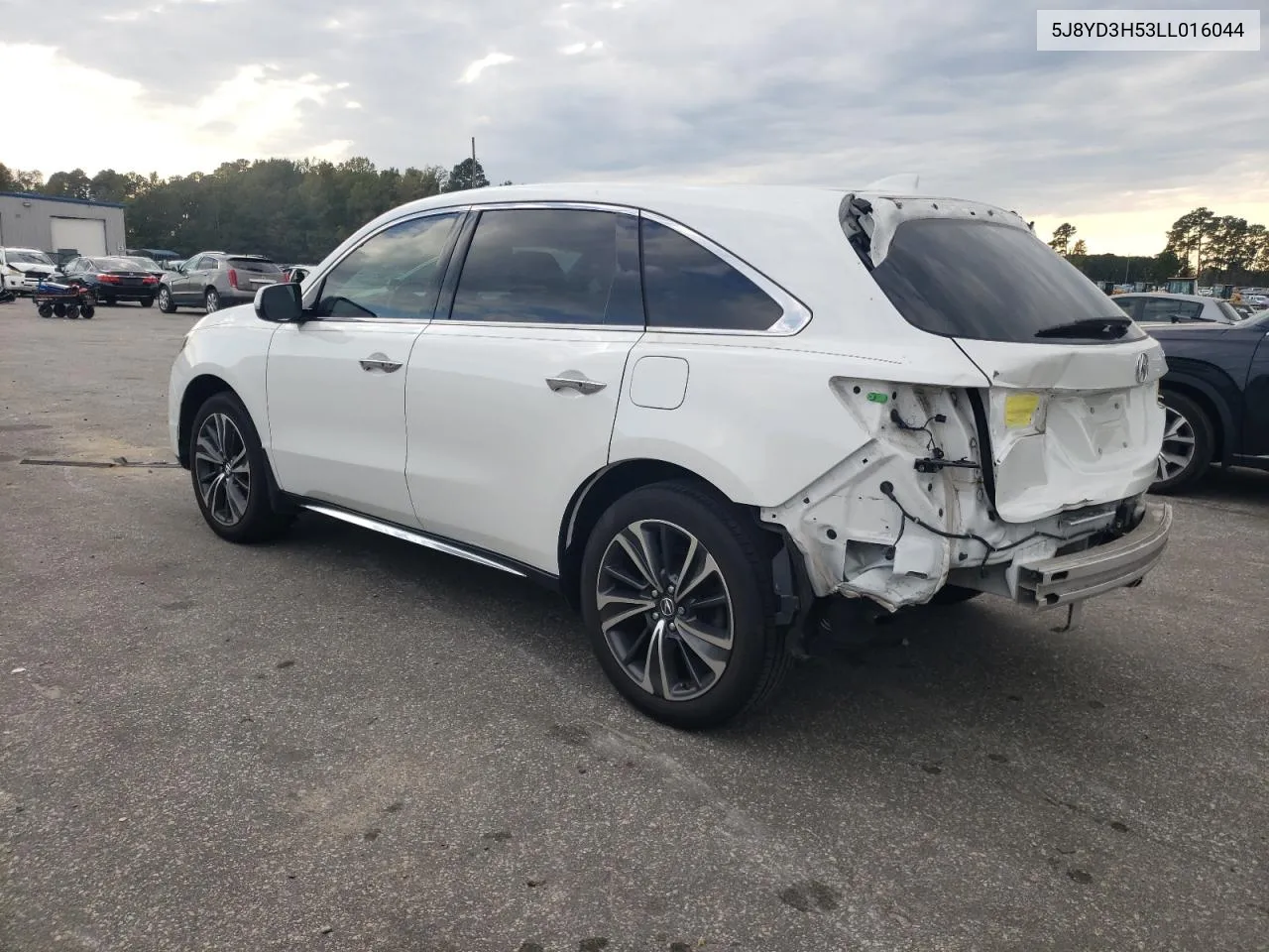 2020 Acura Mdx Technology VIN: 5J8YD3H53LL016044 Lot: 75728684