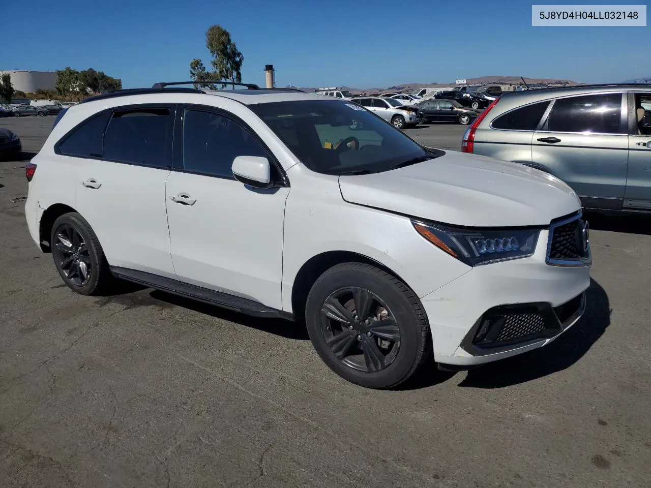 2020 Acura Mdx A-Spec VIN: 5J8YD4H04LL032148 Lot: 76100904