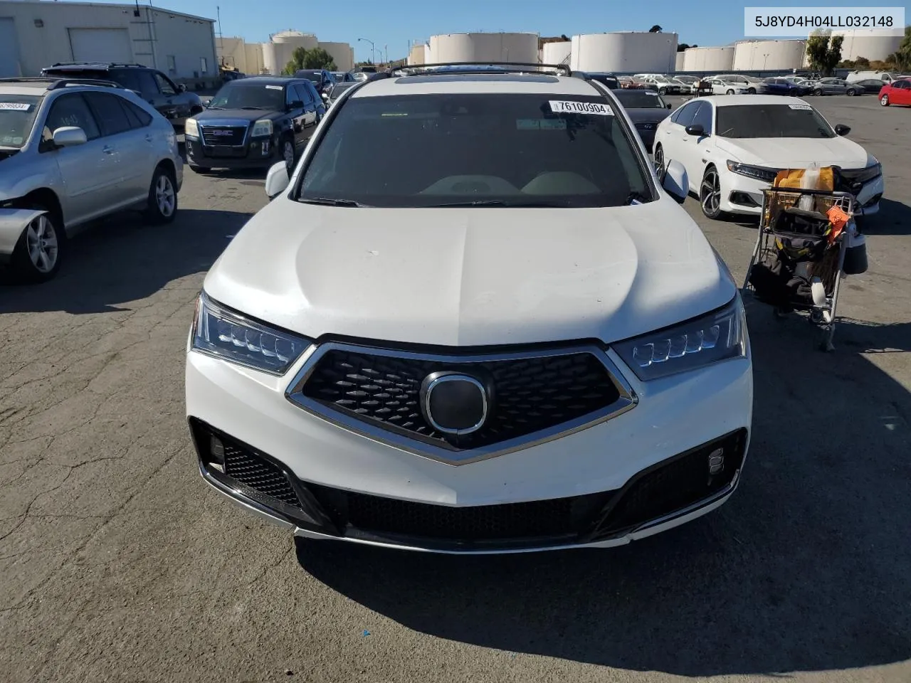 2020 Acura Mdx A-Spec VIN: 5J8YD4H04LL032148 Lot: 76100904