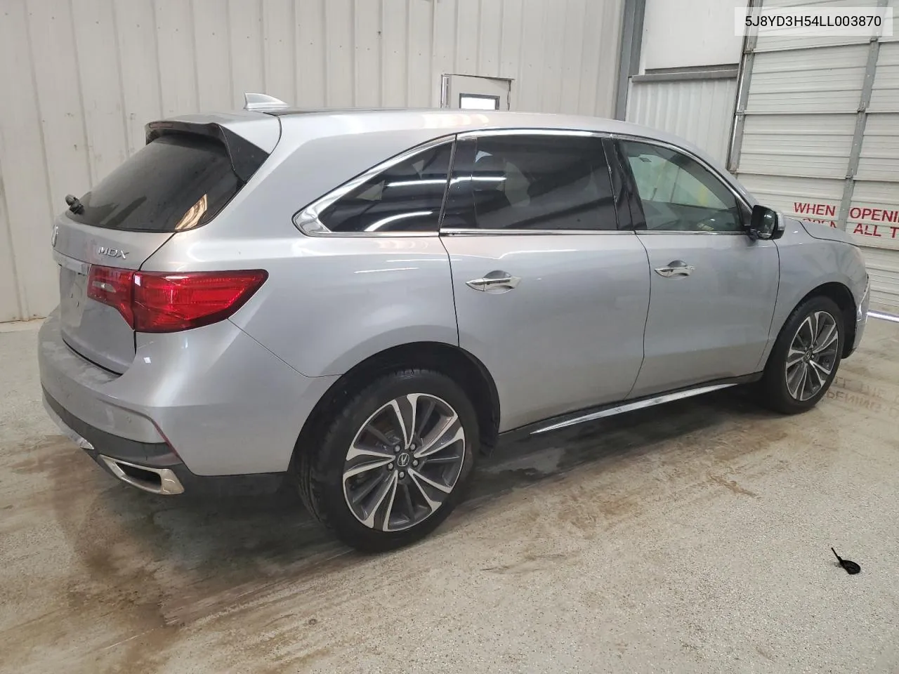 2020 Acura Mdx Technology VIN: 5J8YD3H54LL003870 Lot: 76576814