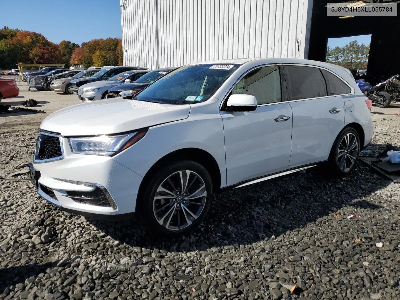 2020 Acura Mdx Technology VIN: 5J8YD4H5XLL055784 Lot: 76736234