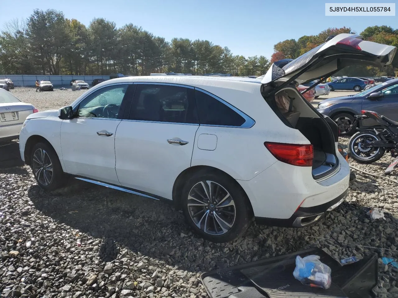 2020 Acura Mdx Technology VIN: 5J8YD4H5XLL055784 Lot: 76736234