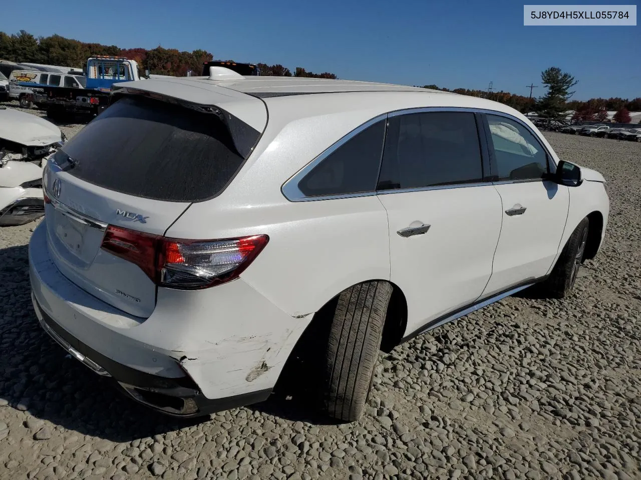 2020 Acura Mdx Technology VIN: 5J8YD4H5XLL055784 Lot: 76736234