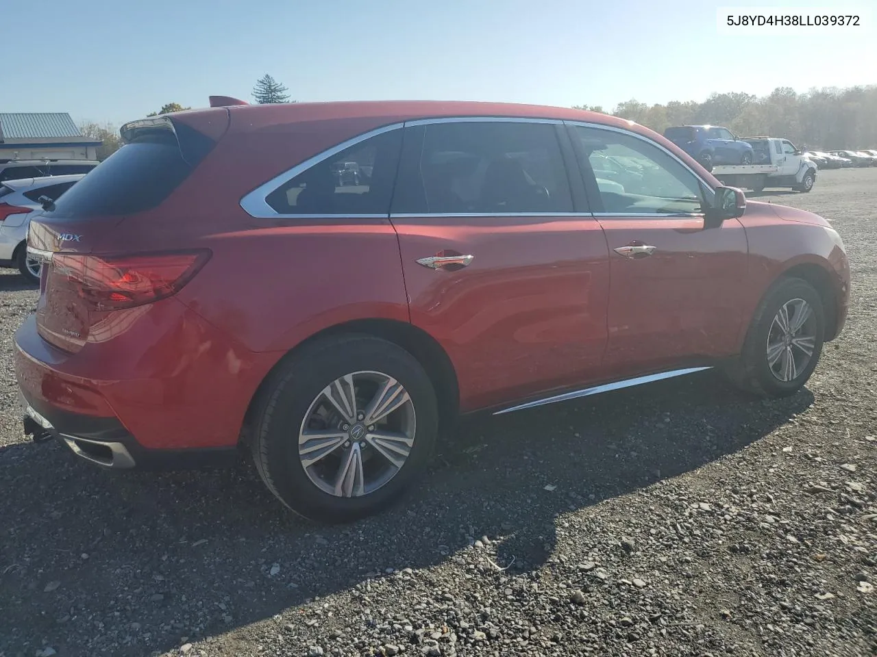 2020 Acura Mdx VIN: 5J8YD4H38LL039372 Lot: 76928354