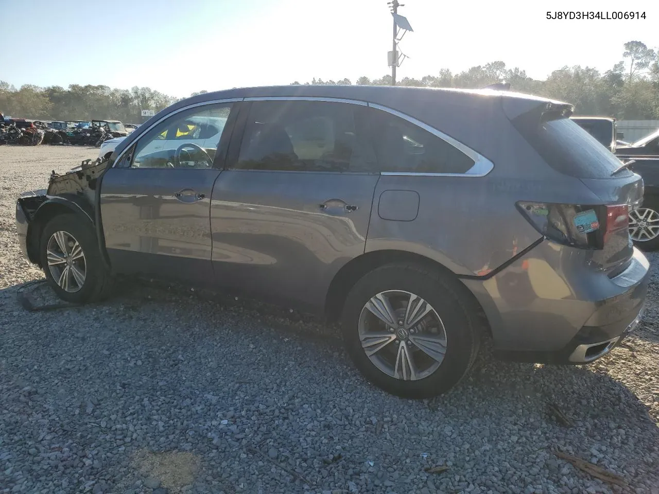 2020 Acura Mdx VIN: 5J8YD3H34LL006914 Lot: 77583794