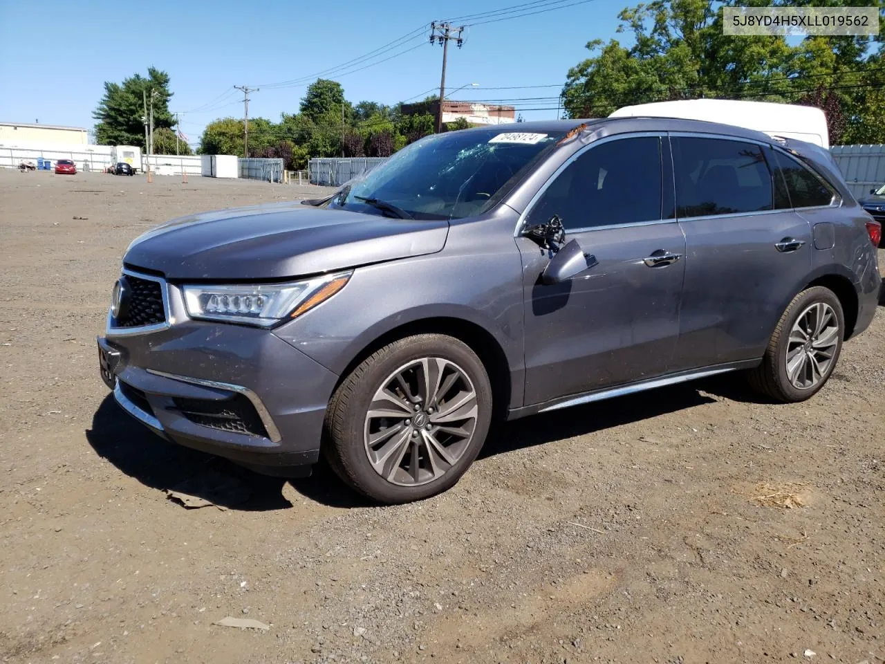 2020 Acura Mdx Technology VIN: 5J8YD4H5XLL019562 Lot: 78360764