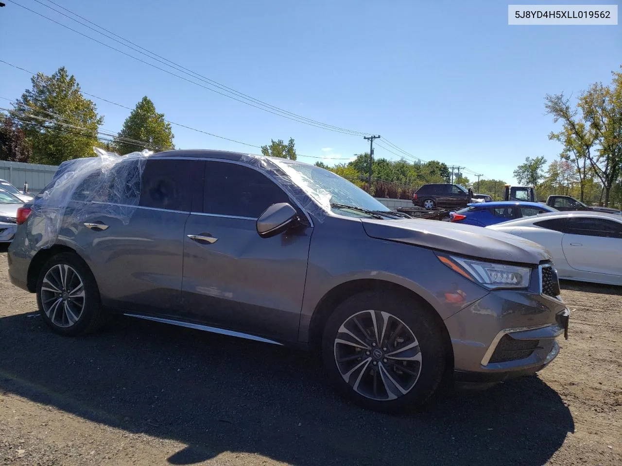 2020 Acura Mdx Technology VIN: 5J8YD4H5XLL019562 Lot: 78360764