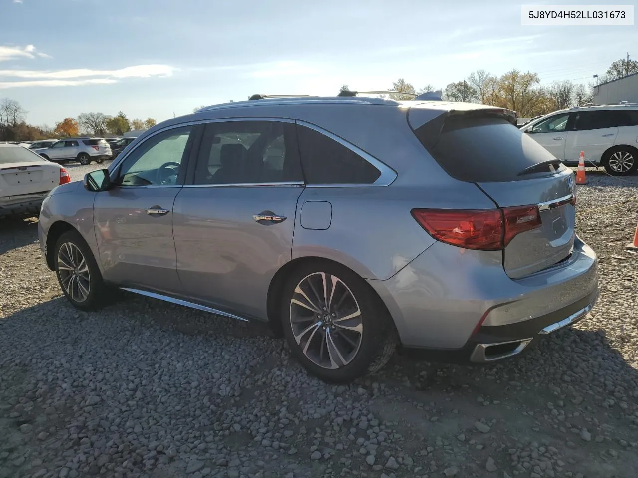 2020 Acura Mdx Technology VIN: 5J8YD4H52LL031673 Lot: 78805084