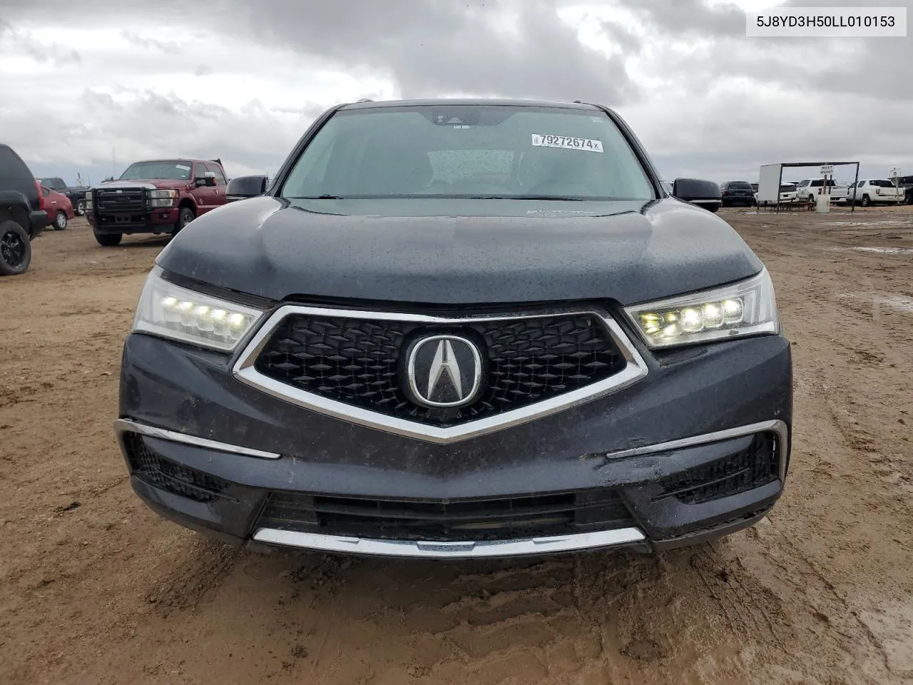 2020 Acura Mdx Technology VIN: 5J8YD3H50LL010153 Lot: 79272674