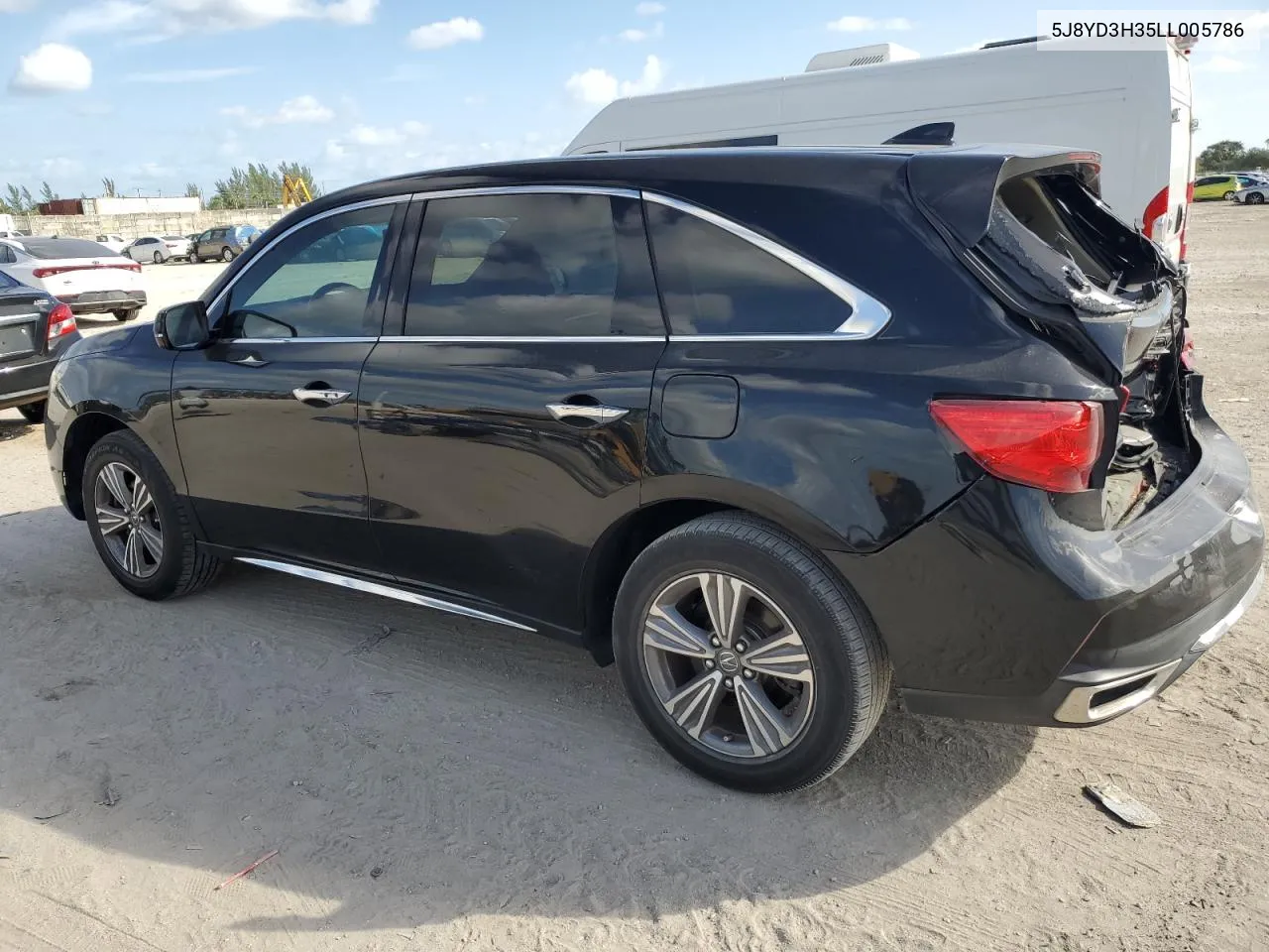 2020 Acura Mdx VIN: 5J8YD3H35LL005786 Lot: 80047014