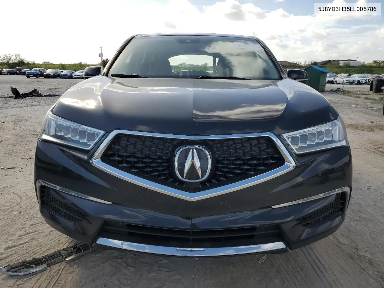 2020 Acura Mdx VIN: 5J8YD3H35LL005786 Lot: 80047014