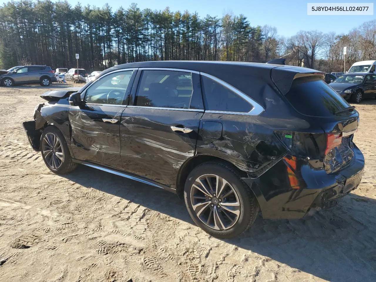 2020 Acura Mdx Technology VIN: 5J8YD4H56LL024077 Lot: 80635114