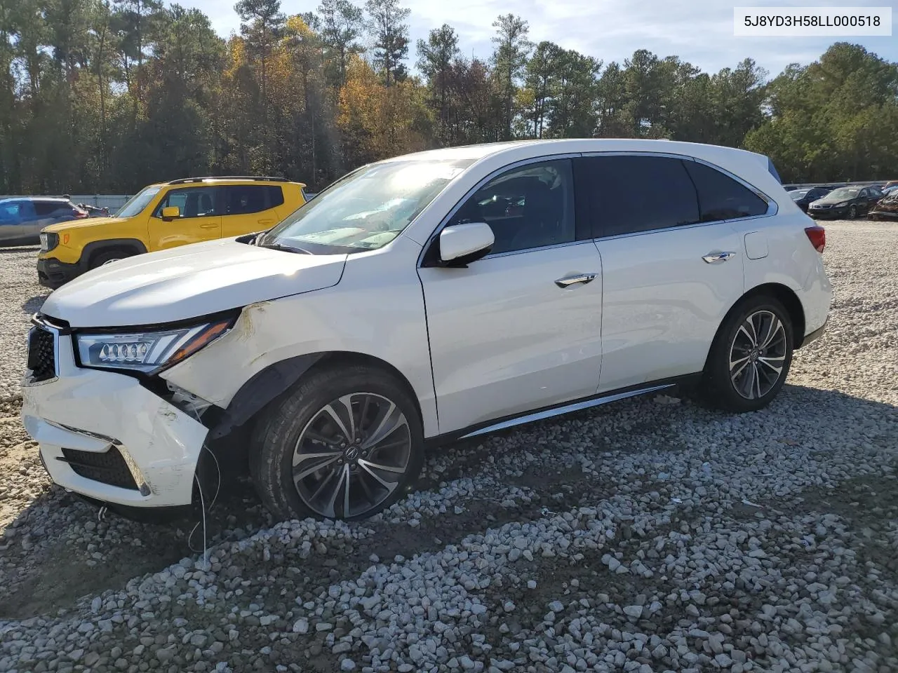 2020 Acura Mdx Technology VIN: 5J8YD3H58LL000518 Lot: 81113744