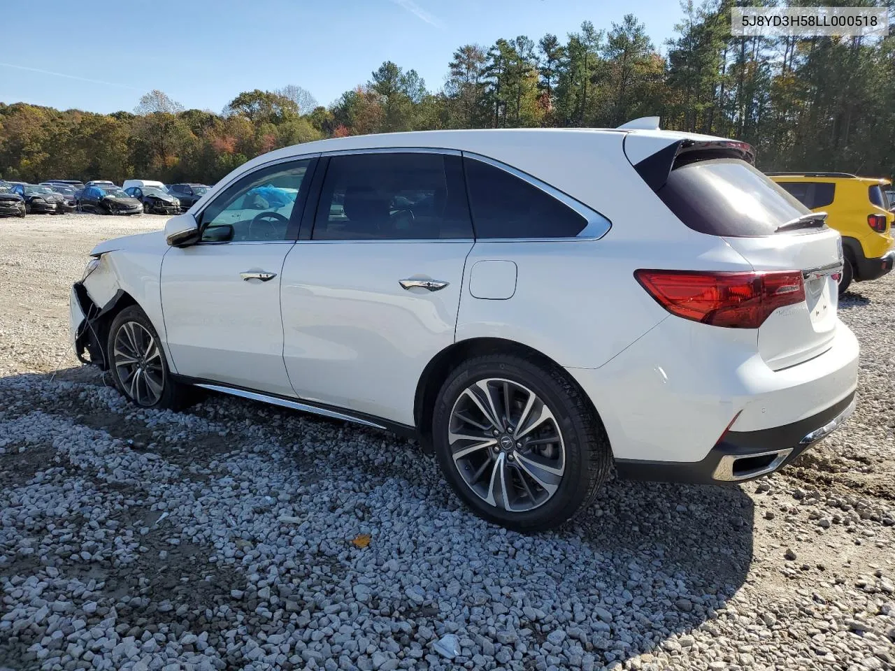 2020 Acura Mdx Technology VIN: 5J8YD3H58LL000518 Lot: 81113744