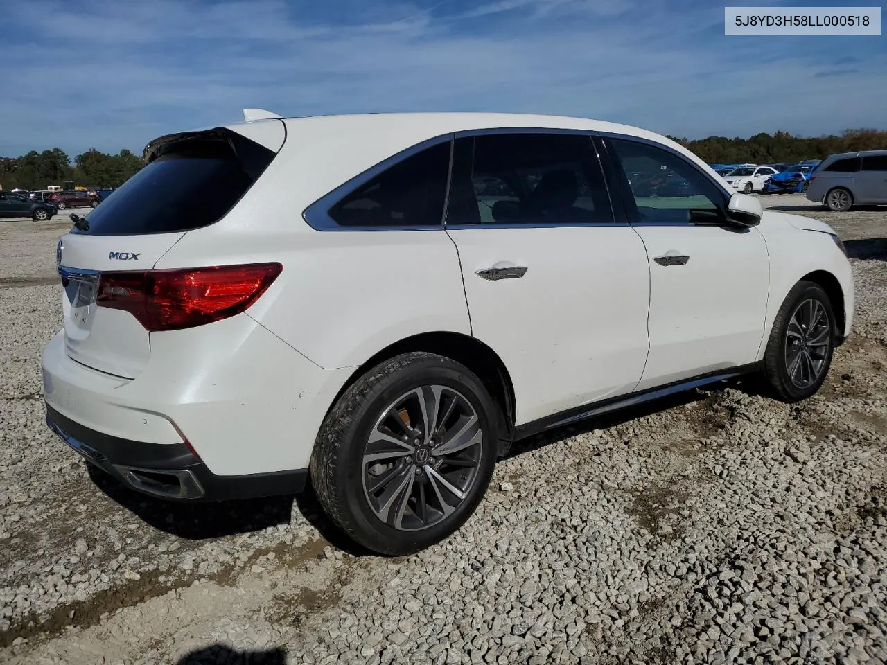 2020 Acura Mdx Technology VIN: 5J8YD3H58LL000518 Lot: 81113744