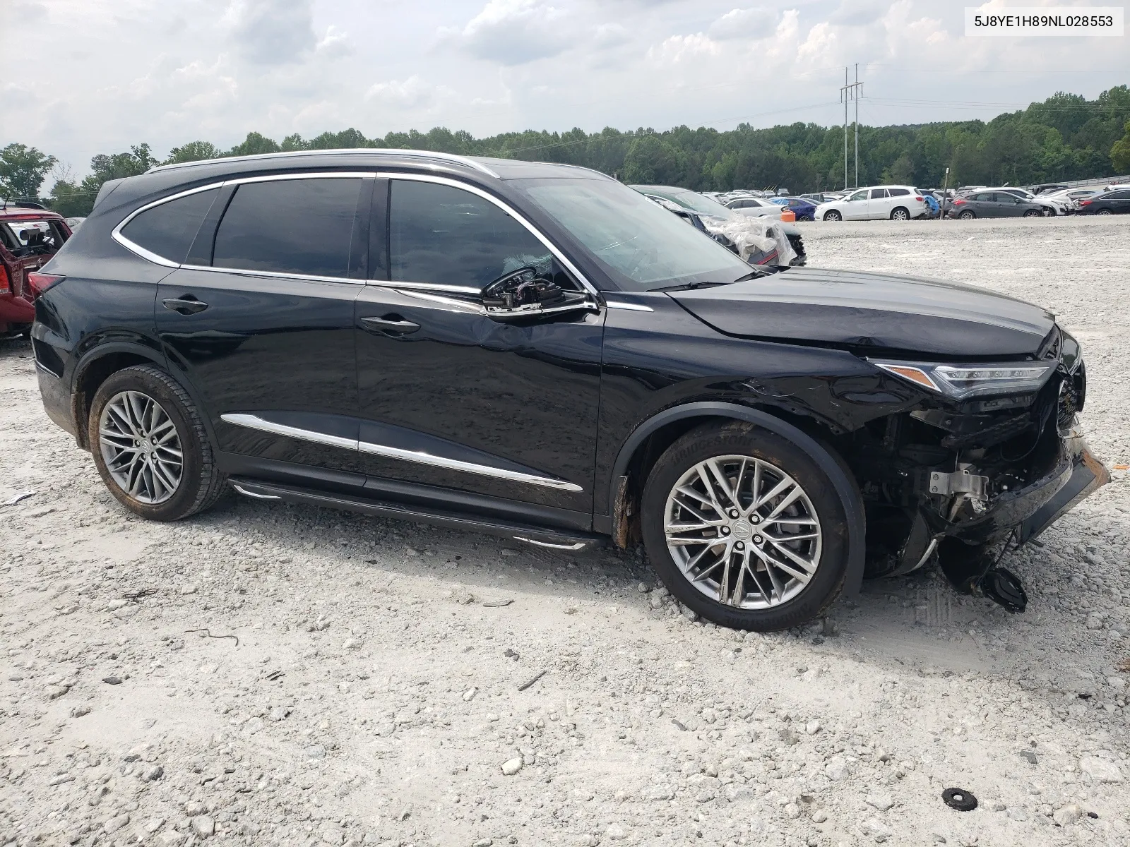 2022 Acura Mdx Advance VIN: 5J8YE1H89NL028553 Lot: 56182424