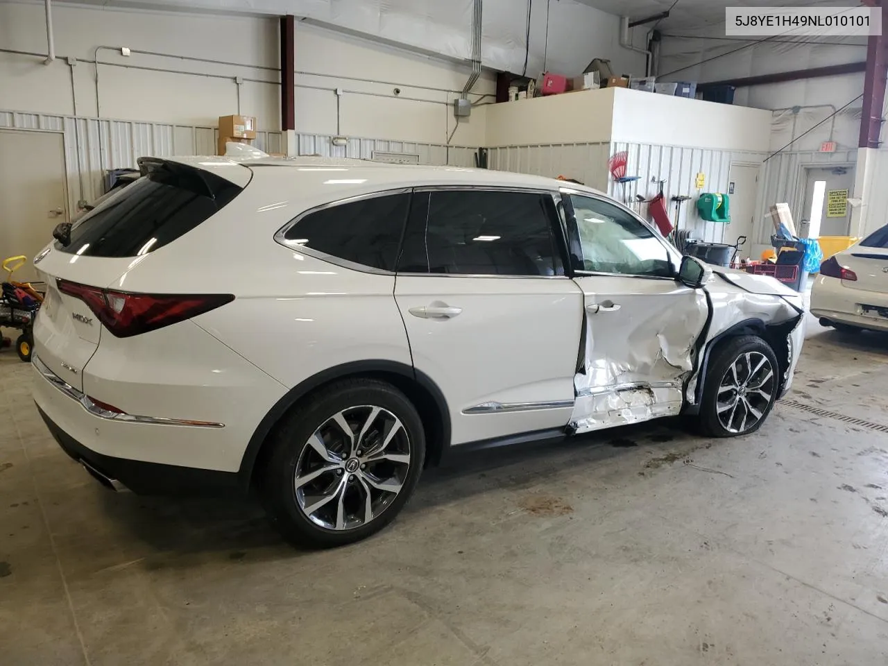 2022 Acura Mdx Technology VIN: 5J8YE1H49NL010101 Lot: 58901524