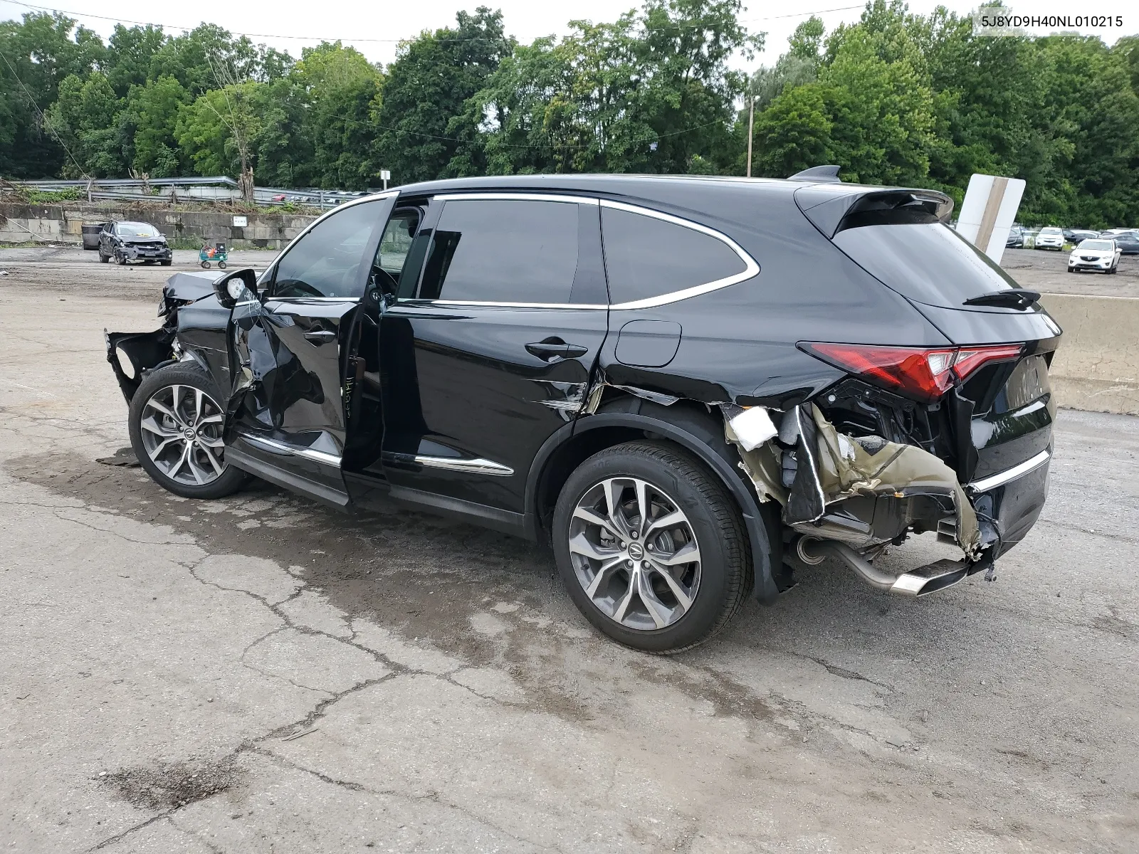 2022 Acura Mdx Technology VIN: 5J8YD9H40NL010215 Lot: 66109194