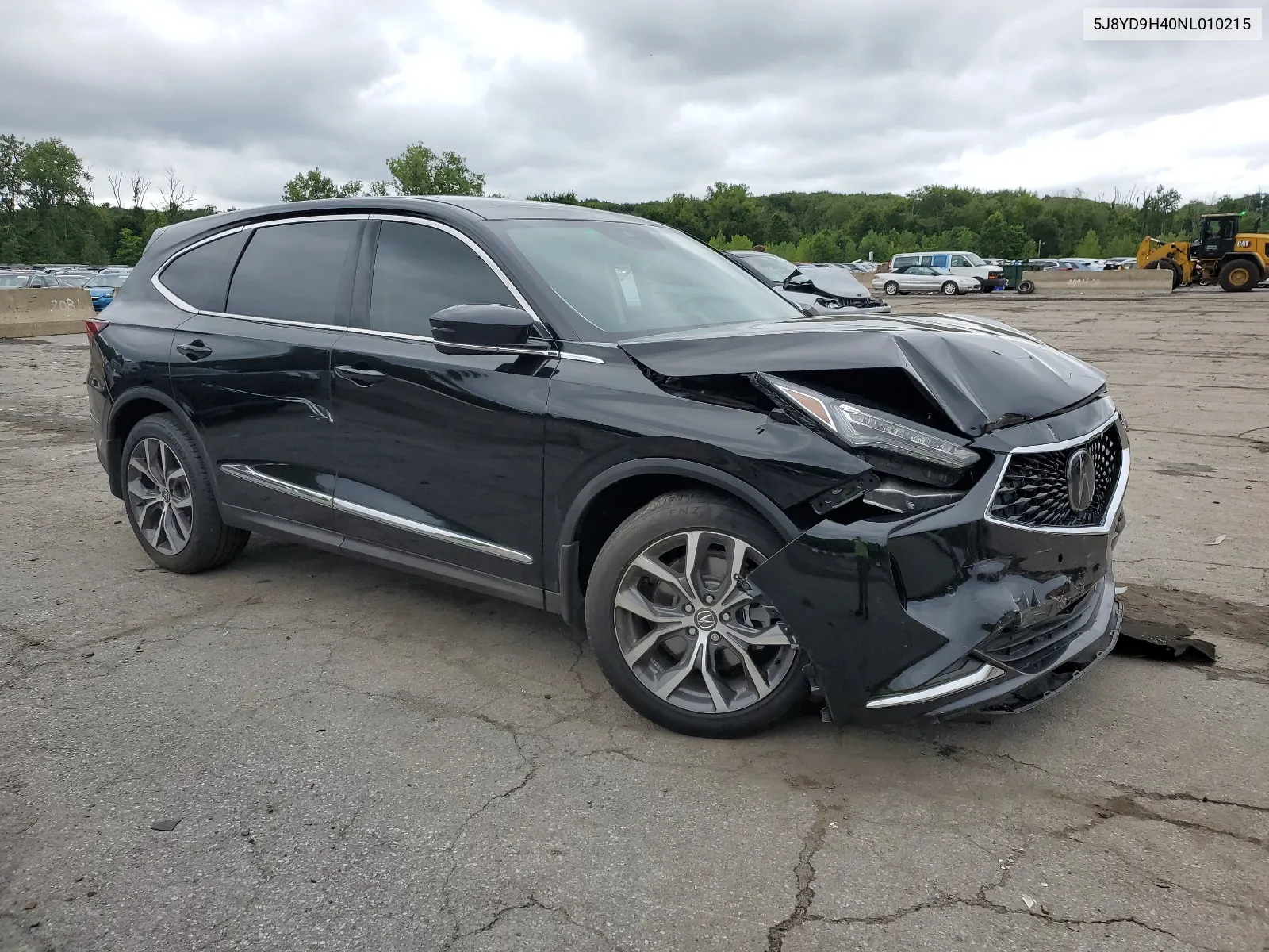 2022 Acura Mdx Technology VIN: 5J8YD9H40NL010215 Lot: 66109194