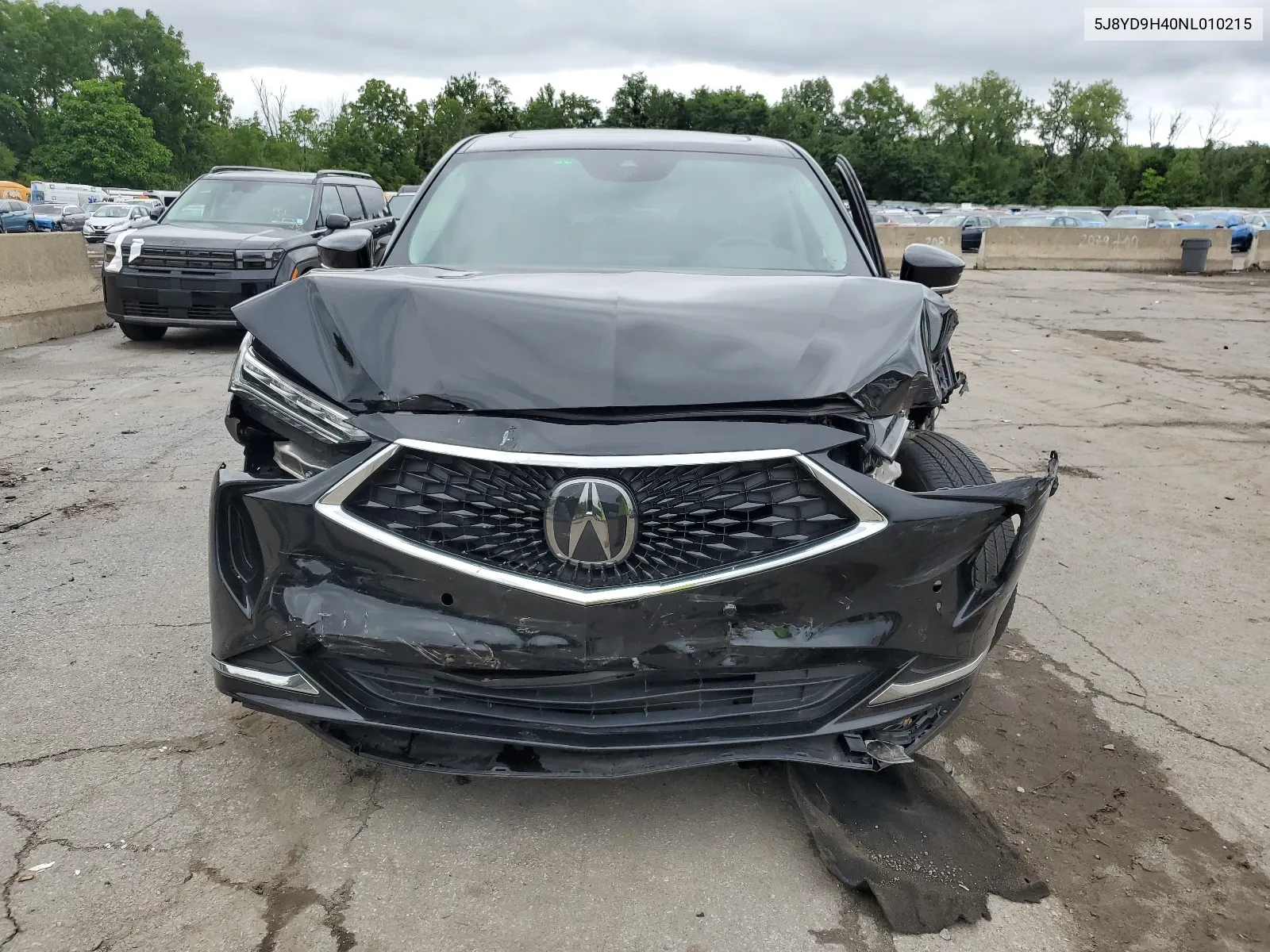 2022 Acura Mdx Technology VIN: 5J8YD9H40NL010215 Lot: 66109194