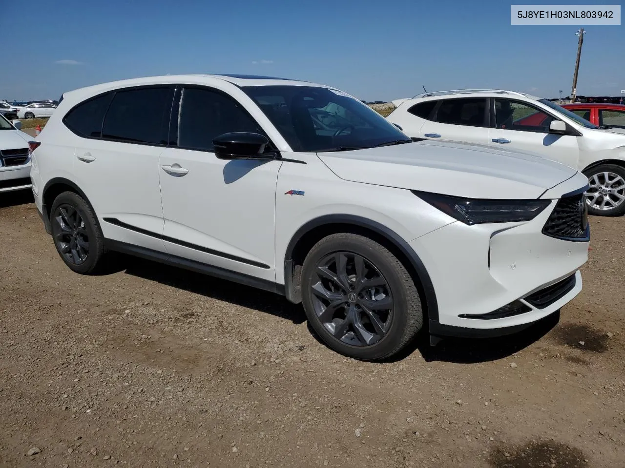 2022 Acura Mdx A-Spec VIN: 5J8YE1H03NL803942 Lot: 67133394