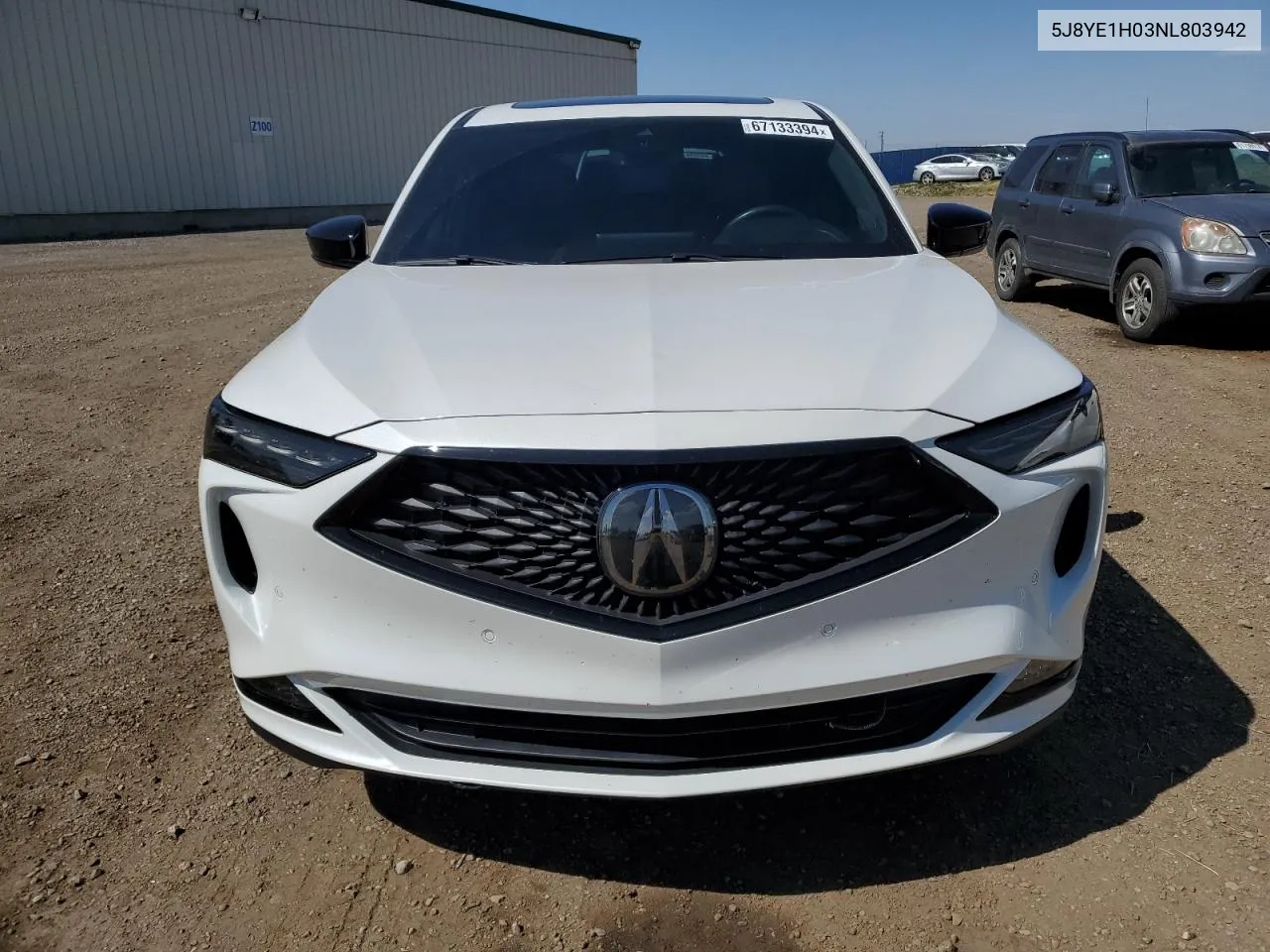 2022 Acura Mdx A-Spec VIN: 5J8YE1H03NL803942 Lot: 67133394