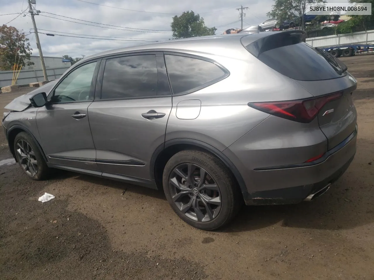 5J8YE1H08NL008594 2022 Acura Mdx A-Spec