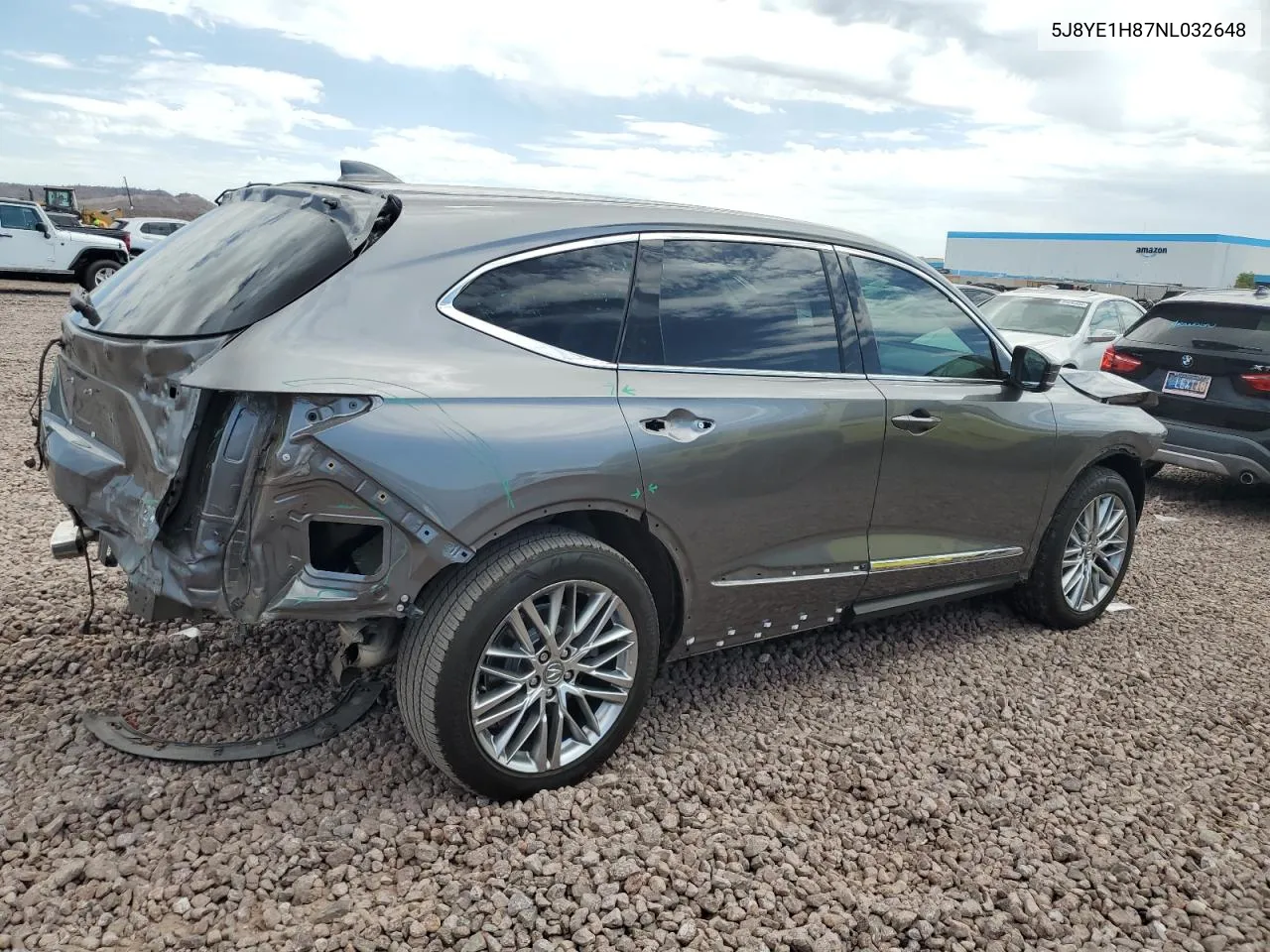 2022 Acura Mdx Advance VIN: 5J8YE1H87NL032648 Lot: 69085814