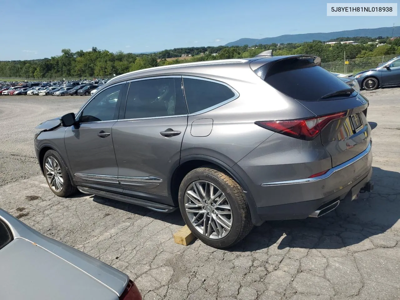 2022 Acura Mdx Advance VIN: 5J8YE1H81NL018938 Lot: 69433034