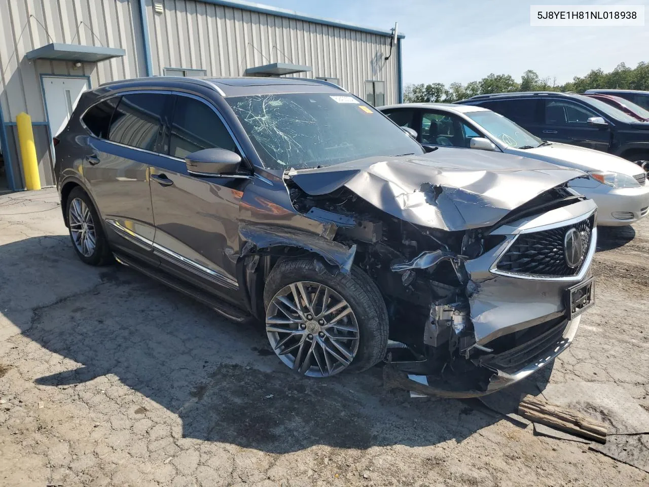 2022 Acura Mdx Advance VIN: 5J8YE1H81NL018938 Lot: 69433034